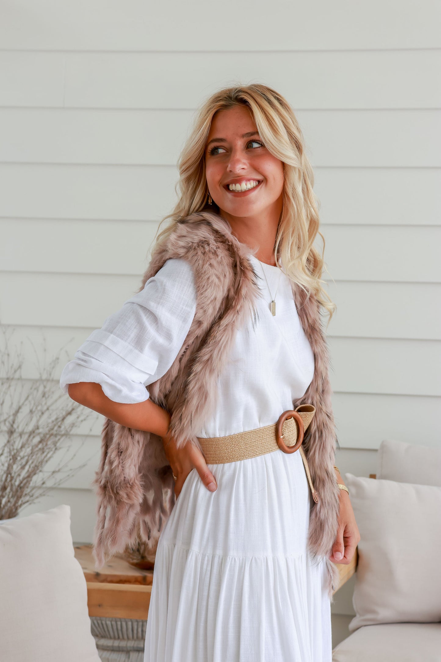 Albany Fur Vest