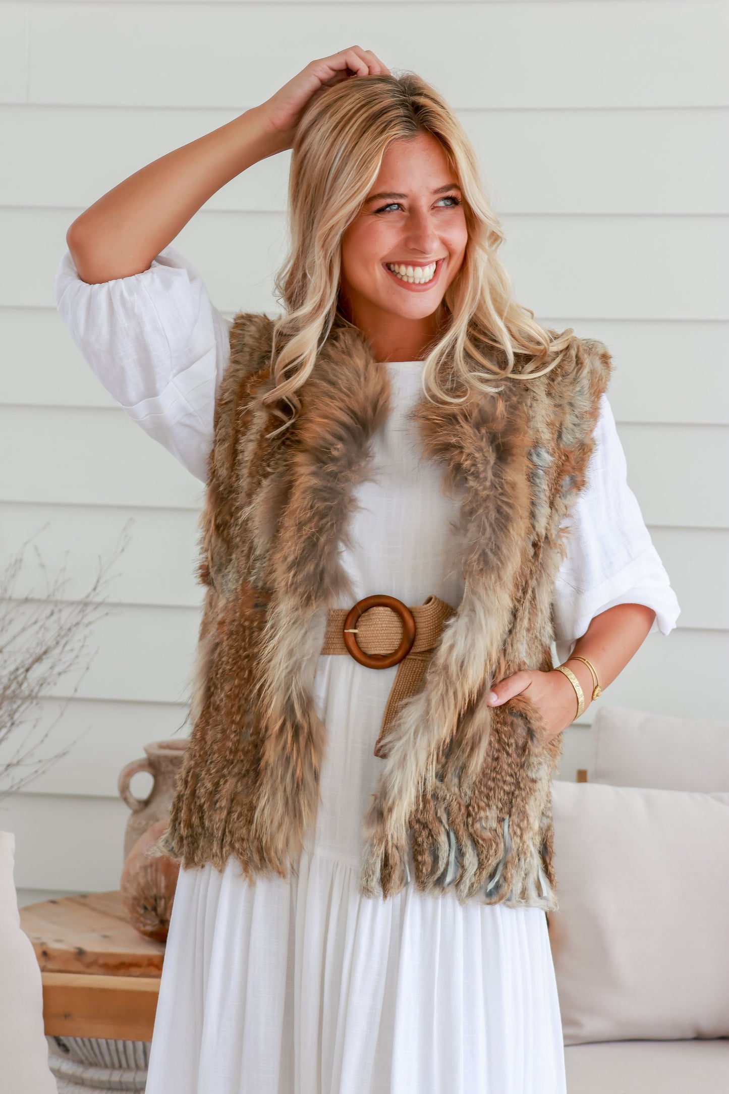 Esperance Fur Vest