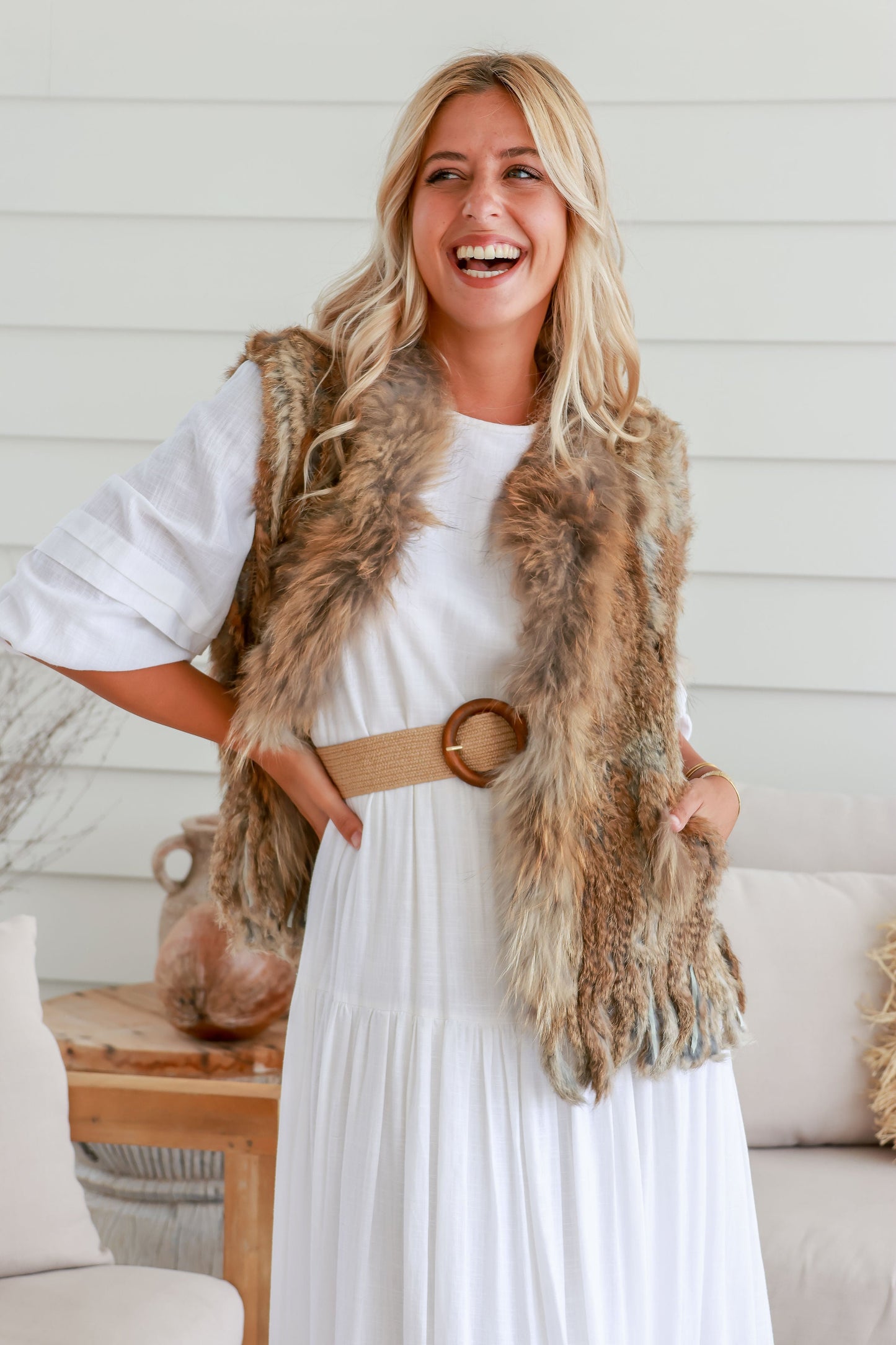Esperance Fur Vest