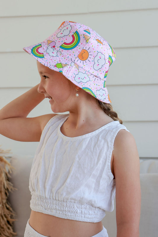 Rainbow Skies Kids Hat