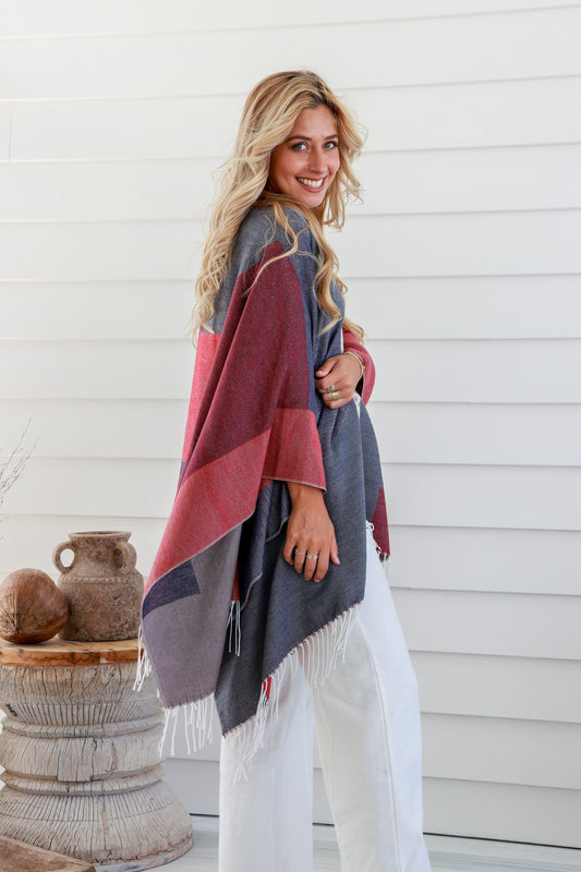 Hazelbrook Reversible Serape Scarf